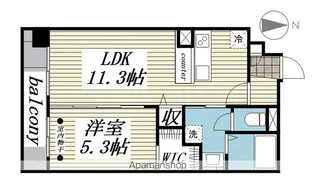 エクセラン鹿嶋【204号室】の間取り
