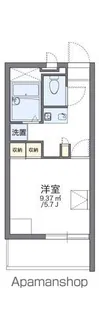 レオパレスバーゼル【201号室】の間取り
