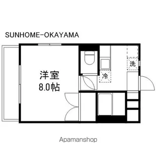 イースト207【201号室】の間取り