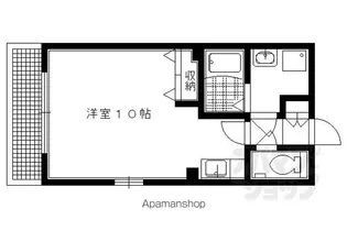 鴨東橋本マンション【301号室】の間取り