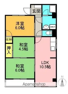 福光西ビル【2階】の間取り