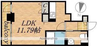 パシフィックタワー札幌【7階】の間取り