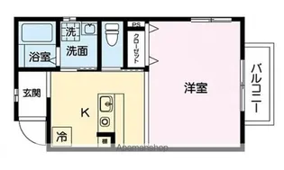 アラバスタ東川口【1階】の間取り
