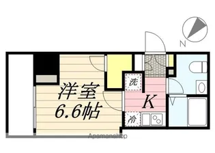 レジディア国立【1004号室】の間取り