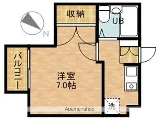 コナビック東伊場【3B号室】の間取り