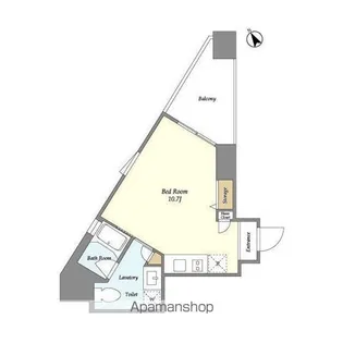 1Rの間取り画像