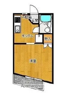 つつじハイツ【HA12号室】の間取り