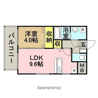 ウインステージ博多駅南【5階】の間取り