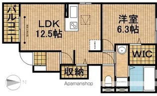 ロゼ幸Ⅱ【1階】の間取り
