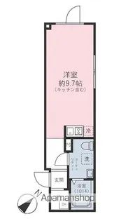 チャルテ千川【5階】の間取り