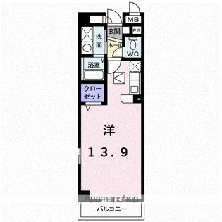 カーサ・ミレニアム【3階】の間取り