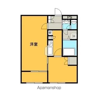 レオパレスコラッジオ【210号室】の間取り