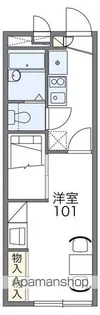 レオパレス鹿島【205号室】の間取り