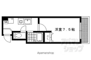 アーバン北村聖護院【102号室】の間取り