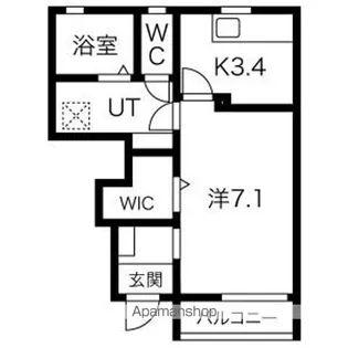 WISTERIA II(ウィステリアII)【1階】の間取り
