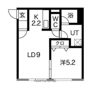ノーススターBI【3階】の間取り