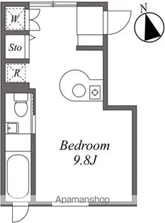 EAST RISE 由比ガ浜B【3階】の間取り