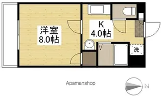 カレン下中野【4階】の間取り