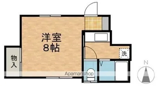サンライズヴィレッジB棟【1階】の間取り