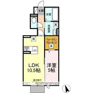 ベル クレール【1階】の間取り