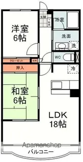 ルーミー【202号室】の間取り