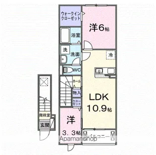 ノア・メゾン【2階】の間取り