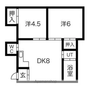 リバアハイツB【106号室】の間取り