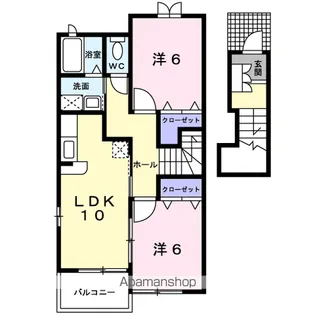 グレイスフル【2階】の間取り