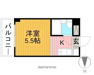 グローリア初穂武蔵境【4階】の間取り