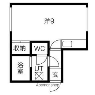 エクセレンス野幌【205号室】の間取り