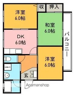 コーポカルプ【2階】の間取り