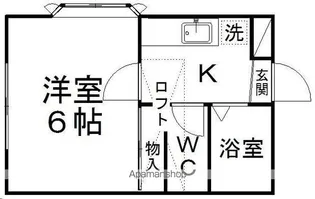 ロフティ北仙台Ⅱ【101号室】の間取り
