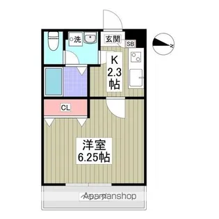 アレンヌ東千葉【1階】の間取り