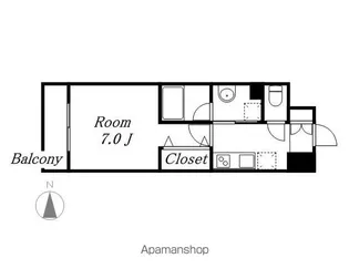 ジュール亀島【307号室号室】の間取り