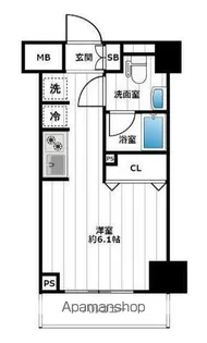 イアース横濱関内【6階】の間取り