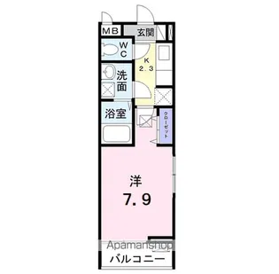 グレイスフルハイツ・Ⅰ【3階】の間取り