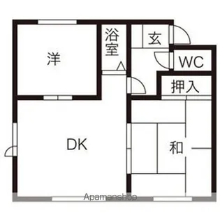 柏ハイツ【101号室】の間取り