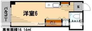ハイネス下野谷【407号室】の間取り