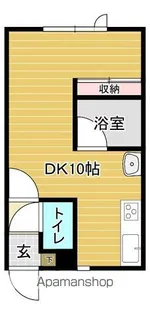 第2ハイツ【1階】の間取り