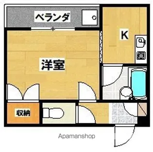 アスカマンション【1階】の間取り