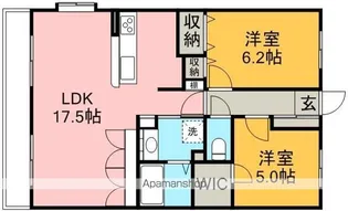 ハイシティ【2階】の間取り