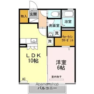 アーバン大悟法【202号室】の間取り