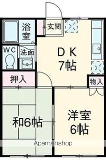 クロノス拝島町【2階】の間取り