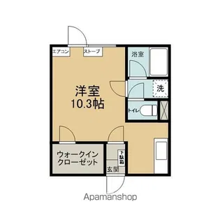 フレンドリー卸町3号館【202号室】の間取り