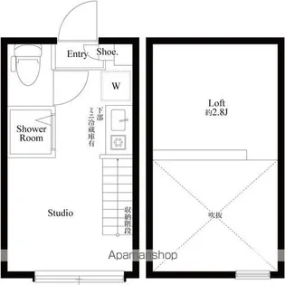 ハーモニーテラス上高井戸Ⅳ【1階】の間取り