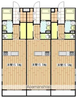 レモンバーム【103号室】の間取り