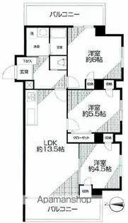 ヴィレッタ菊【501号室号室】の間取り
