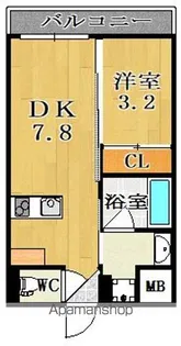 フクダ不動産新大宮マンション【5階】の間取り