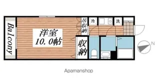 グリーンヒルズ宮下【205号室】の間取り