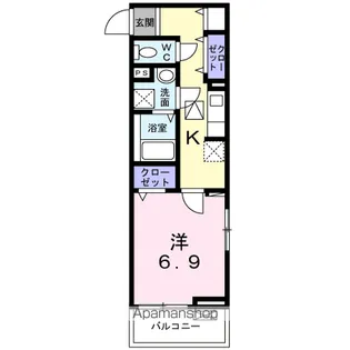 ラ・トゥール湘南台【1階】の間取り